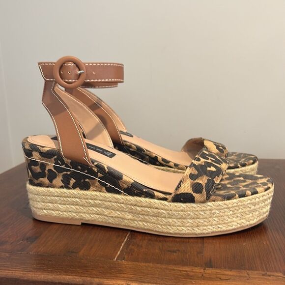 Steven by Steve Madden Kippie Ankle Strap Espadrille Wedge Sandals Size 8.5M - Picture 5 of 11